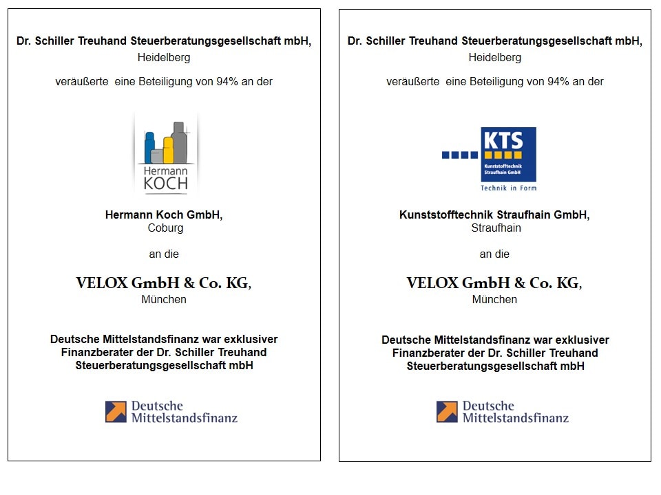 Referenz Hermann Koch GmbH & Kunststofftechnik Straufhain GmbH Finanzberatung DMFIN