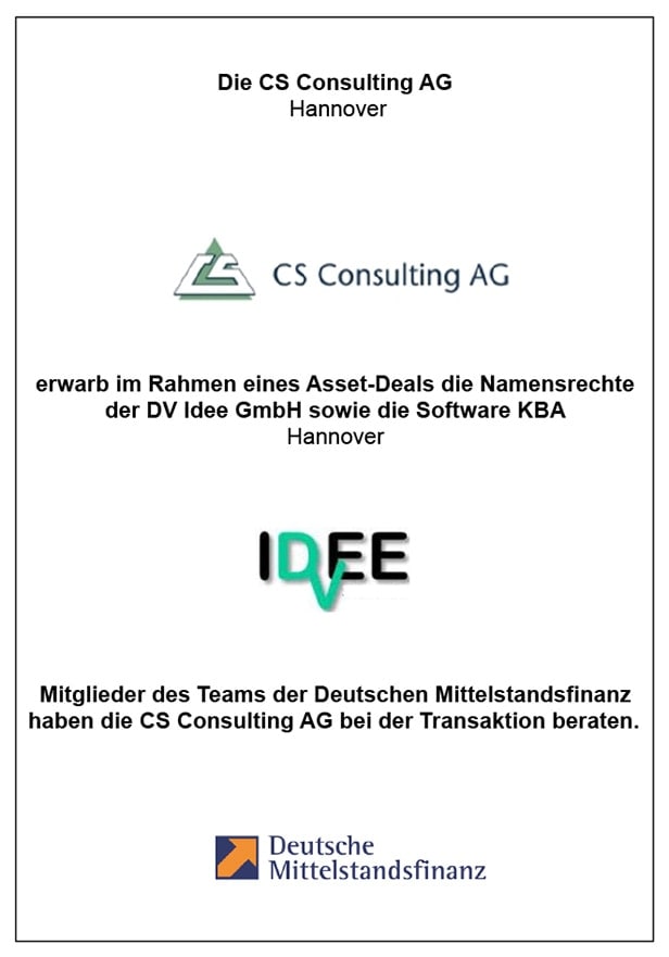 Referenz CS Consulting AG Beratung Markenrecht Deutsche Mittelstandsfinanz DMFIN