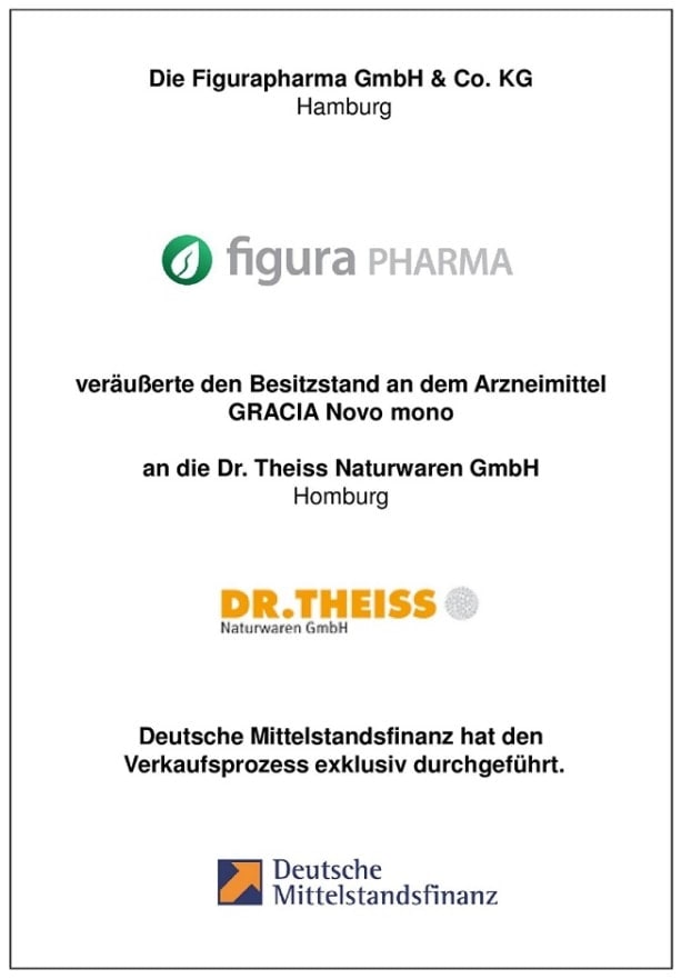 Referenz Figura Pharma Verkaufsprozess Deutsche Mittelstandsfinanz DMFIN