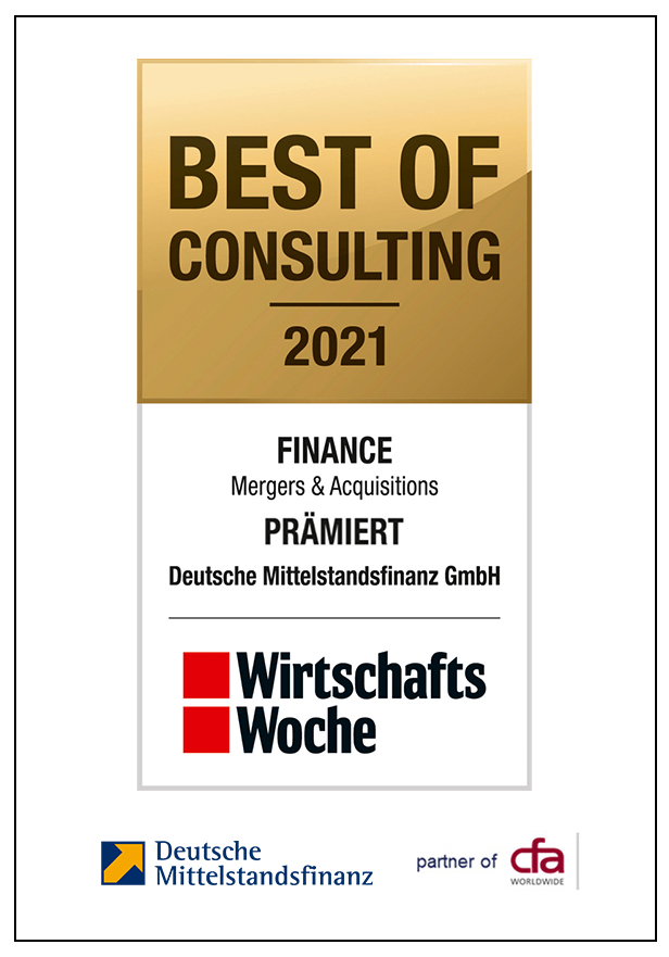 DeutscheMittelstandsfinanz BestofConsulting Siegel WirtschaftsWoche